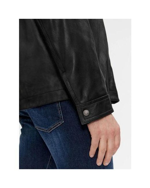Boss Black Jonova1 Leather Jacket for men