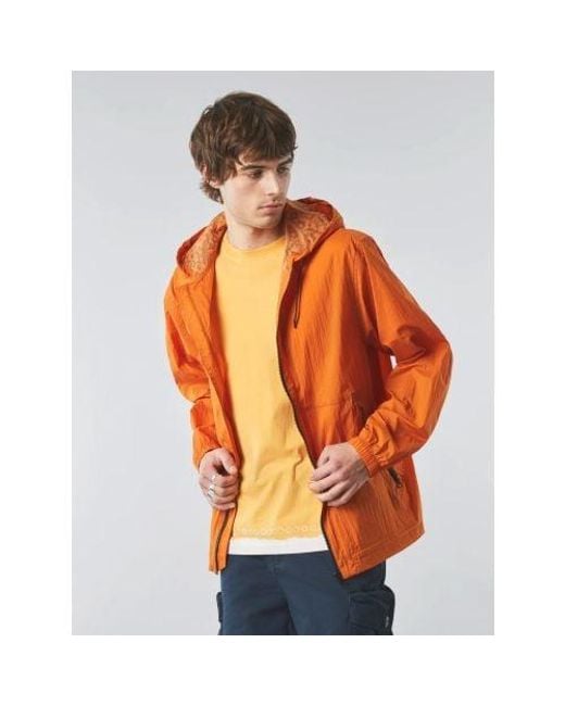 Pretty Green Orange Pretty Anchorage Lightweight Jacket for men