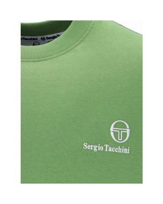 Sergio Tacchini Green Jade Felton T-Shirt for men