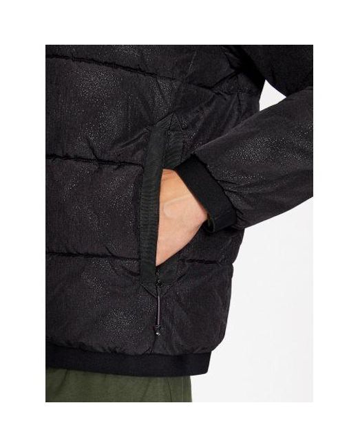 EA7 Black Down Puffer Jacket for men