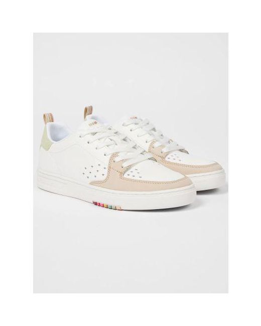 Paul Smith White Light Greyish Cosmo Trainer