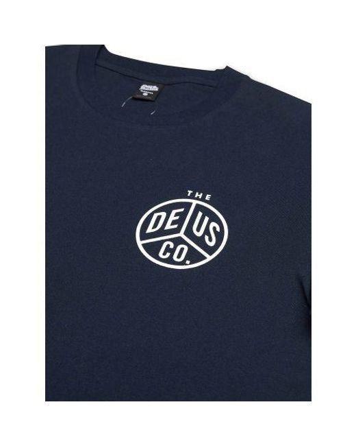 Deus Ex Machina Blue Peaces T-Shirt for men