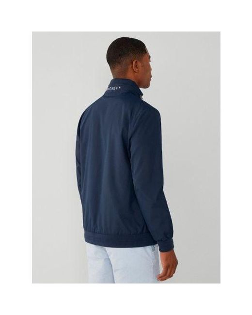 Hackett Blue Heritage Windbreaker Jacket for men