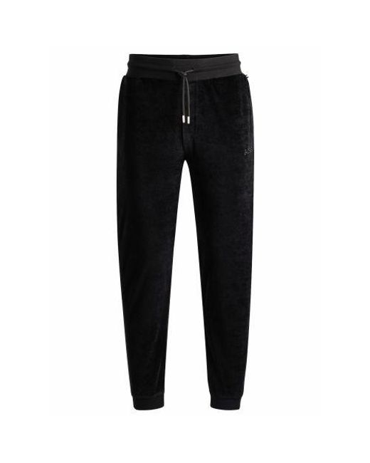 Boss Black Velour Jogger for men