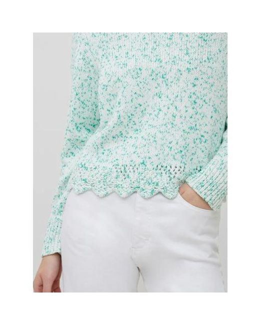 French Connection Green Jelly Bean Nevanna Hem Detail Sweater