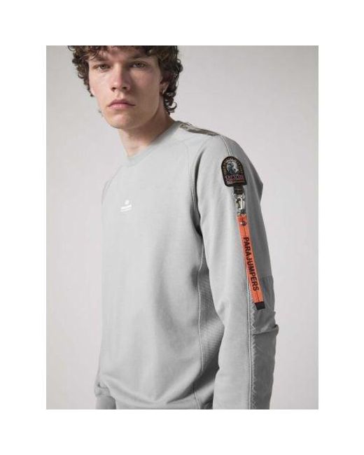 Parajumpers Gray Moonstruck Sabre Sweatshirt for men