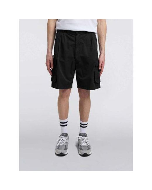Edwin Black Garment Dyed Ringe Cargo Short for men