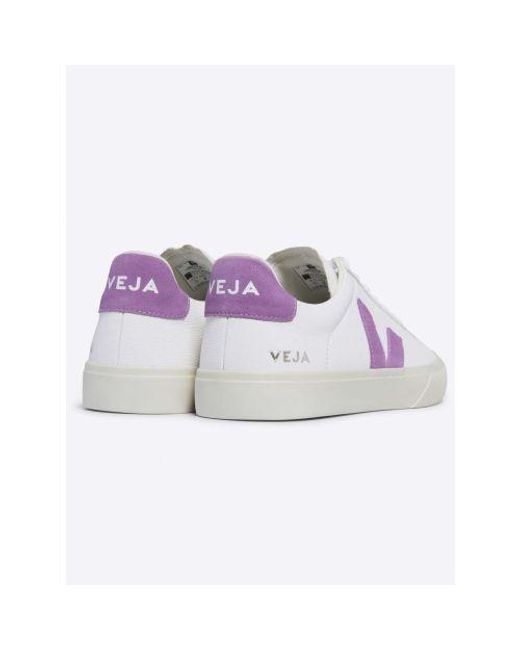 Veja White Extra Mulberry Campo Trainer