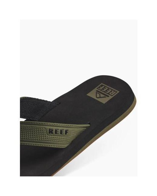 Reef Black The Layback Sandals for men