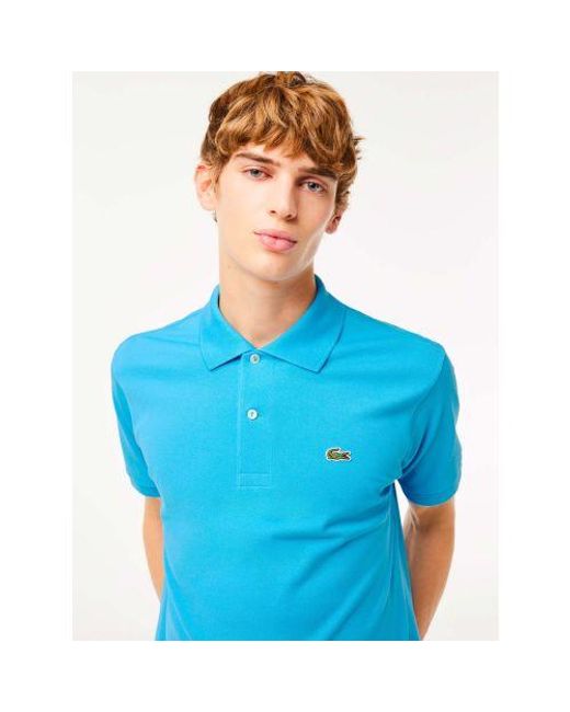 Lacoste Blue Bonnie L1212 Polo Shirt for men