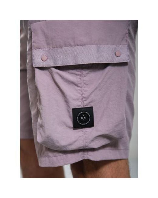 Marshall Artist Pink Rose Woodvale Cargo Short for men