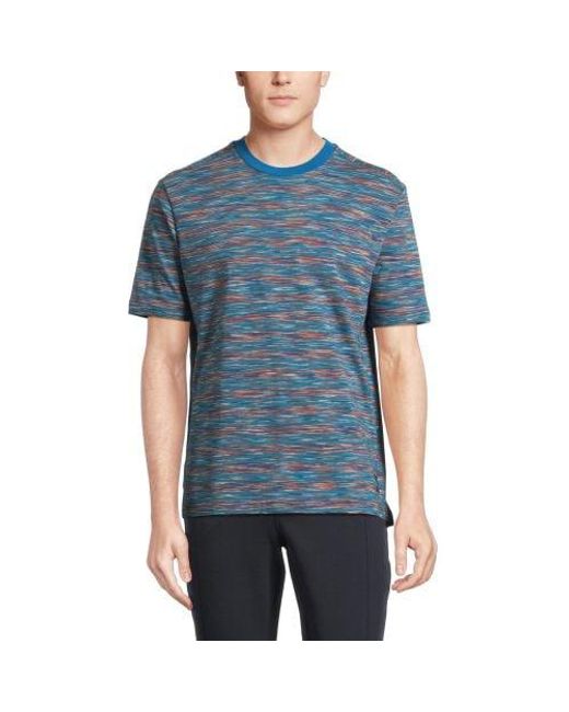 Paul Smith Blue Space Dye T-Shirt for men