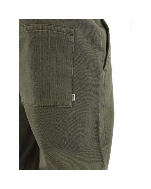 Wax London Green Khaki Kurt Linen Trouser for men