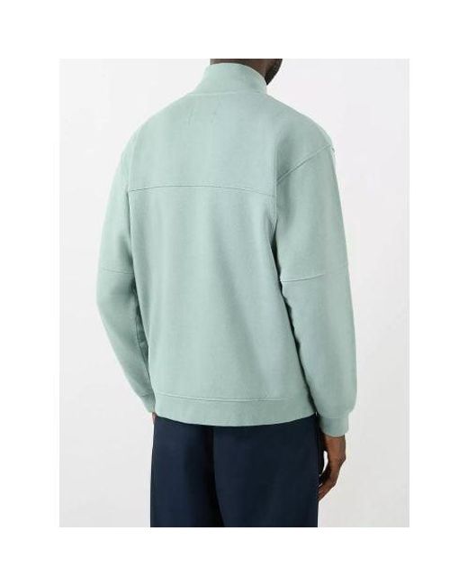 Edwin Green Iceberg Koji Half Zip Sweatshirt for men