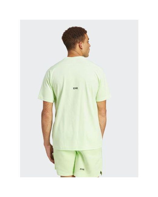 Adidas Green Semi Spark Z.N.E T-Shirt for men