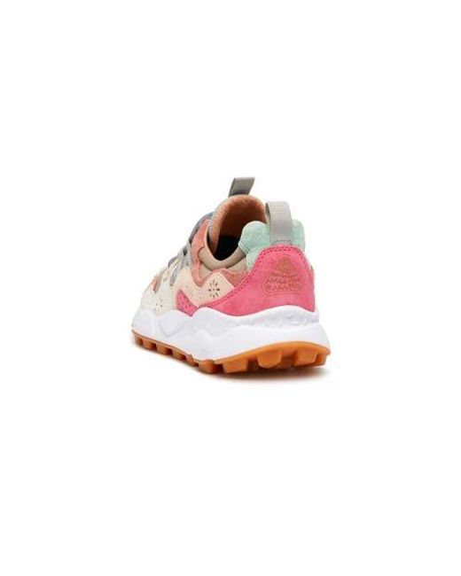 Flower Mountain Pink Cipria Multicolour Yamano 3 Trainer