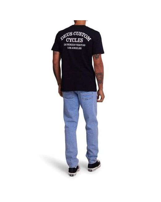 Deus Ex Machina Black Clutch T-Shirt for men