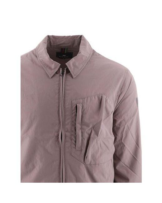 Paul Smith Brown Lilac Bomber Jacket for men