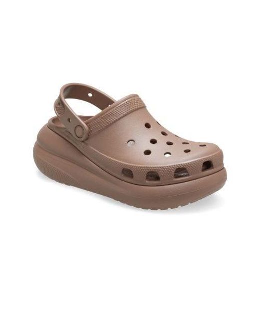 CROCSTM Brown Latte Crush Clog