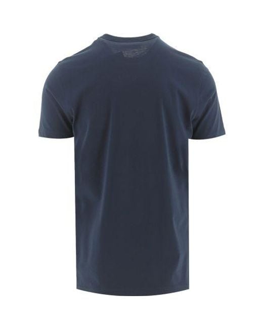 Belstaff Blue Dark Ink Cotton Jersey T-Shirt for men