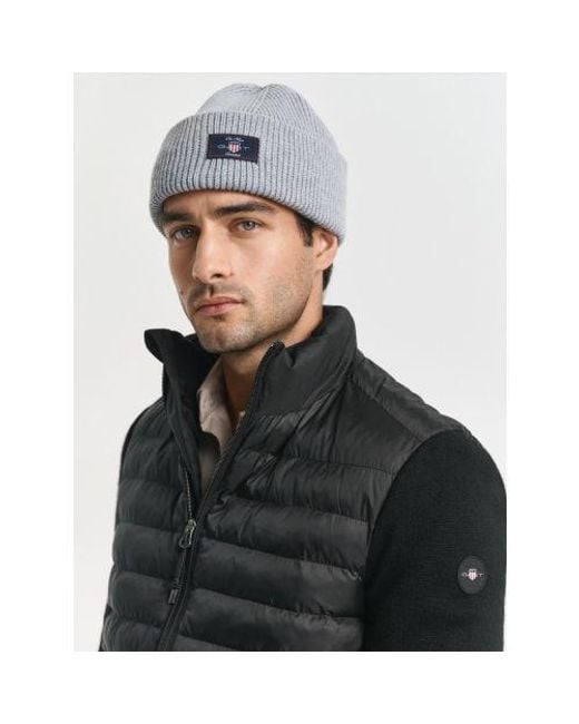 Gant Black Mixed Media Jacket for men