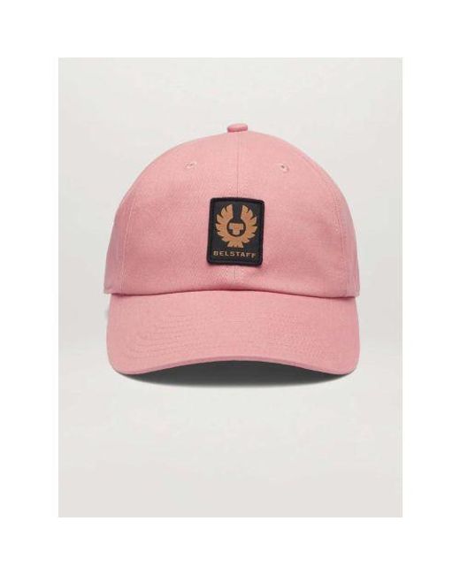 Belstaff Pink Rust Phoenix Logo Cap for men