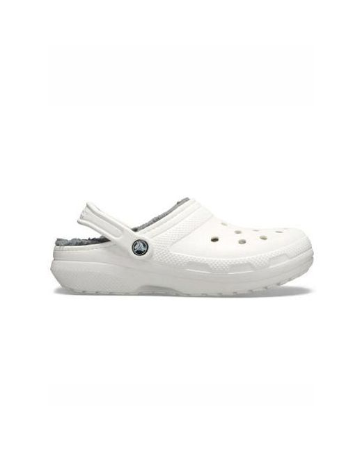 CROCSTM White Classic Lined Clog