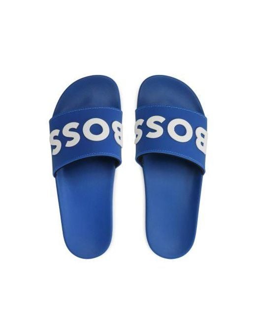 Boss Blue Kids Bright Kirk Slide for men