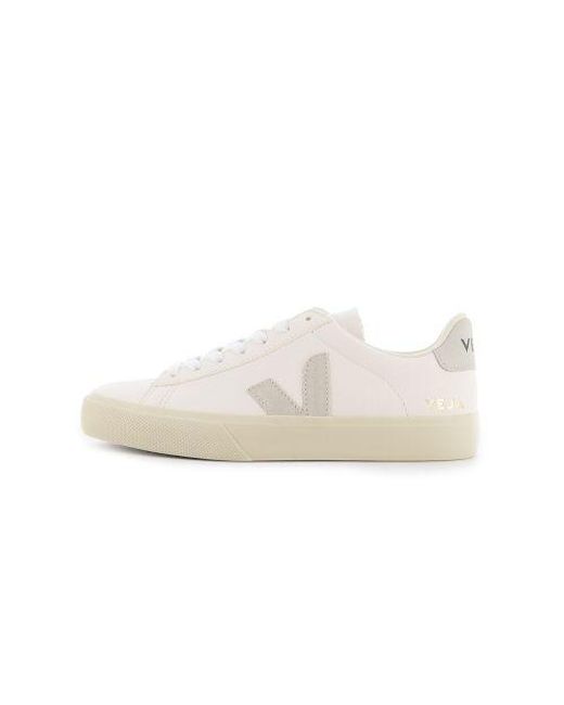 Veja White Extra Natural Suede Campo Trainer
