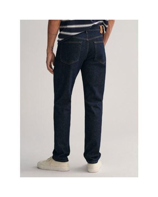 Gant Blue Dark Slim Fit Jean for men