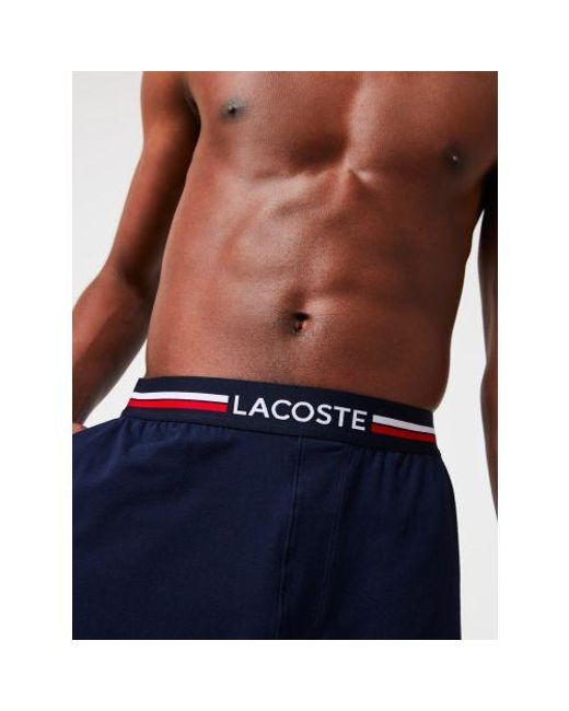 Lacoste Blue Pyjama Short for men