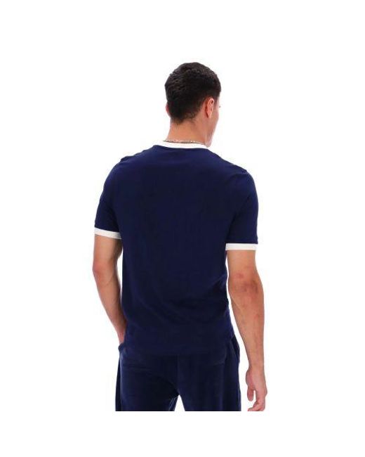 Fila Blue Gardenia Marconi Ringer T-Shirt for men