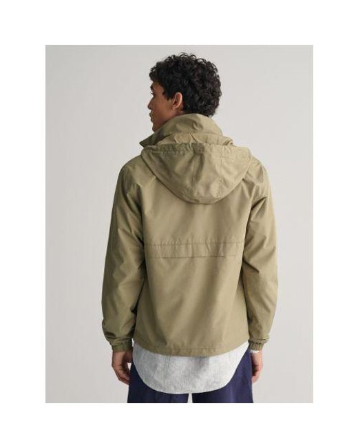 Gant Brown Dried Clay Lightweight Windshielder Jacket for men