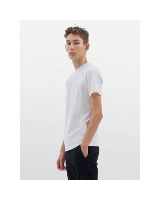 Norse Projects White Niels Standard T-Shirt for men