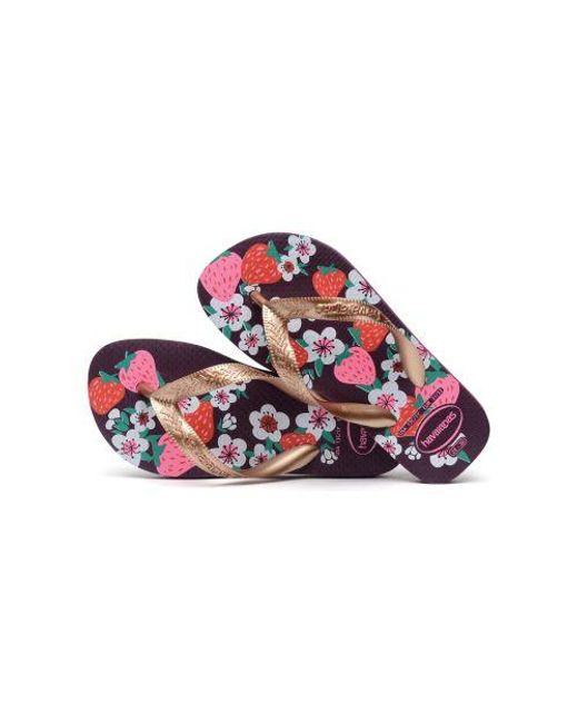 Havaianas Blue Flores Flip Flop