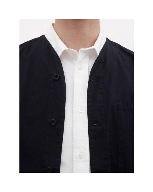 Norse Projects Blue Dark Erwin Typewriter Shirt for men
