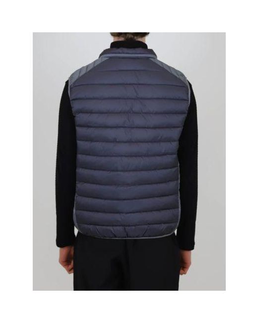 North Peak Blue Charcoal Trail Gilet for men