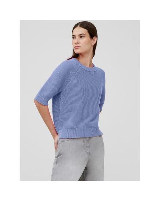 French Connection Bluebell Lily Mozart Short Sleeve Jumper