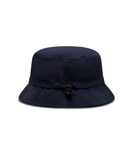 Fred Perry Blue Adjustable Bucket Hat for men