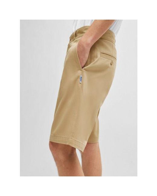 HUGO Natural Medium Dante242 Twill Short for men