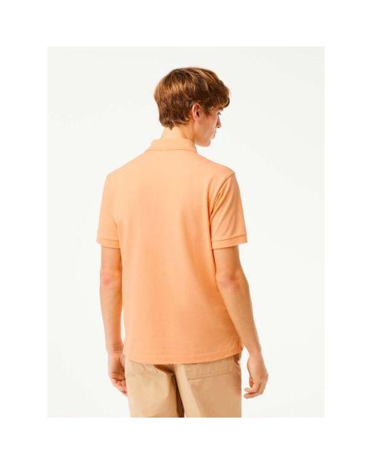 Lacoste Orange Cina L1212 Polo Shirt for men