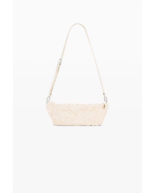 Desigual White Medium Canvas Floral Bag