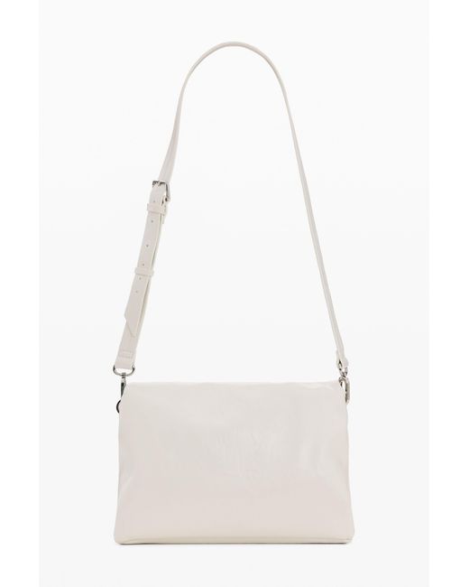 Desigual White Medium Charms Bag, Polyurethane