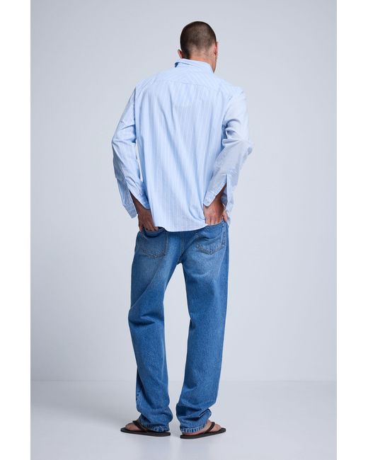 Desigual Blue Argyle Cotton Shirt, Cotton for men