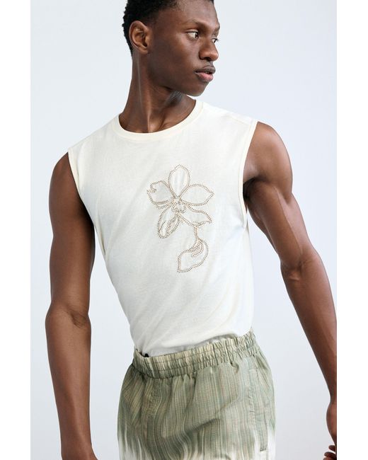 Desigual White Gradient Boxer Swimsuit, Polyester for men