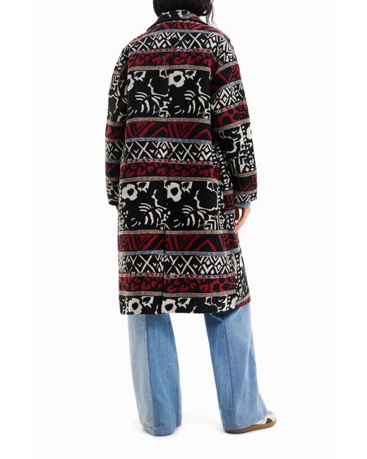 Coat_Dev di Desigual in Blue