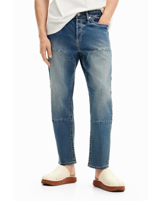 Pantalon Long En Denim Desigual pour homme en coloris Blue