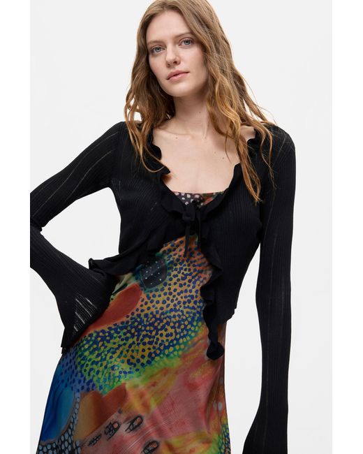Desigual Blue Printed 2-In-1 Dress