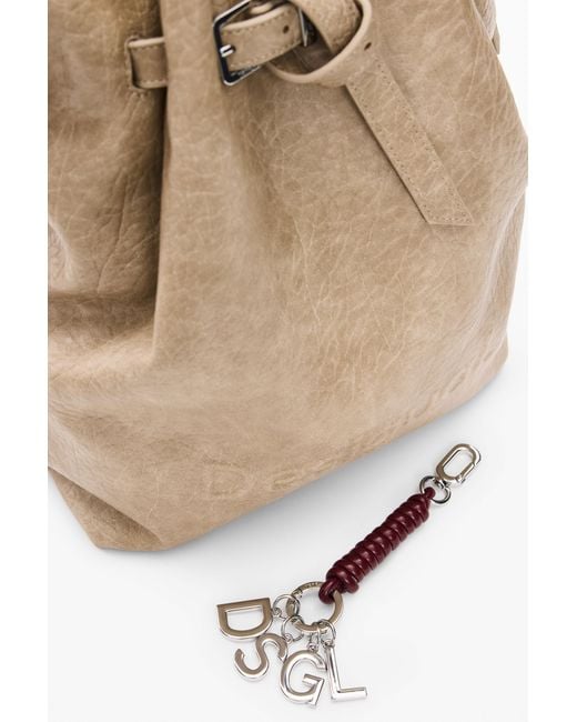 Desigual Natural Medium Backpack, Polyurethane