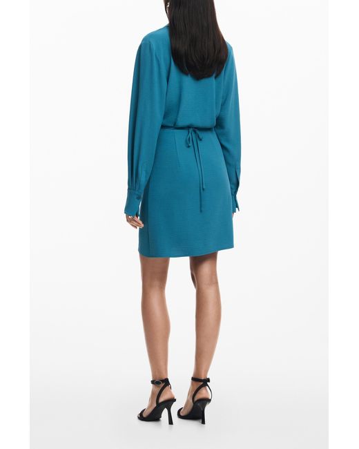 Desigual Blue Shirt Dress